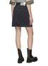 Back View - Click To Enlarge - JW ANDERSON - Chain Link Detailing Washed Denim Skirt