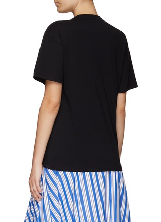 Back View - Click To Enlarge - JW ANDERSON - ELEPHANT EMBROIDERED LOGO T-SHIRT