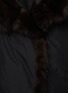 YVES SALOMON - Sable Fur Trim Hooded Puffer Jacket