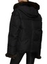 Back View - Click To Enlarge - YVES SALOMON - Sable Fur Trim Hooded Puffer Jacket