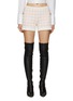 Main View - Click To Enlarge - BALMAIN - BUTTON DEAIL HOUNDSTOOTH TWEED SHORTS