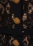 SELF-PORTRAIT - Floral Guipure Button-Up Mini Dress