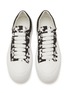 ALEXANDER MCQUEEN - ‘Deck Plimsoll’ All-Over Graffiti Lace-Up Sneakers