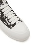 ALEXANDER MCQUEEN - ‘Deck Plimsoll’ All-Over Graffiti Lace-Up Sneakers
