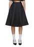 Main View - Click To Enlarge - KIMHĒKIM - ‘Emma’ Silk Blend Flared Knee Length Skirt