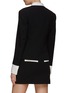 Back View - Click To Enlarge - KIMHĒKIM - ‘Neo-Malevich’ Wide Lapel Wool Blend Single-Breasted Jacket
