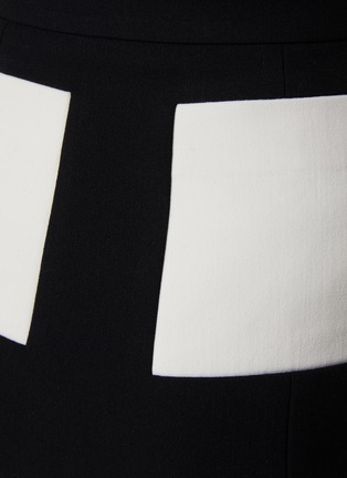  - KIMHĒKIM - ‘Neo-Malevich’ Contrasting Back Pocket Wool Blend Skirt