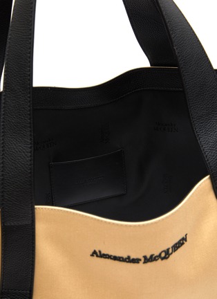 Detail View - Click To Enlarge - ALEXANDER MCQUEEN - Leather Harness Tote Bag