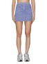 Main View - Click To Enlarge - LIVE THE PROCESS - ‘MARL’ BUTTON DETAIL KNIT MINI SKIRT