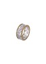 Main View - Click To Enlarge - BUCCELLATI - ‘RAMAGE ETERNELLE’ DIAMOND ENCRUSTED 18K WHITE AND YELLOW GOLD RING