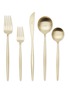 Main View - Click To Enlarge - CUTIPOL - Moon 5 Piece Cutlery Set — Champagne