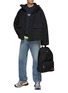 Figure View - Click To Enlarge - BALENCIAGA - Flap Pocket Large Fit Cotton Blend Parka Jacket