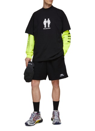 Figure View - Click To Enlarge - BALENCIAGA - PRIDE SERIES VINTAGE OVERSIZED T-SHIRT
