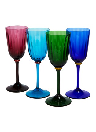 Main View - Click To Enlarge - LA DOUBLEJ - RAINBOW WINE GLASSES — SET OF 4