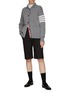 Figure View - Click To Enlarge - THOM BROWNE  - Lobster Intarsia Dolman Sleeve Knit Jacket