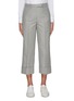 Main View - Click To Enlarge - THOM BROWNE - Houndstooth Cotton Rolled-Up Pants