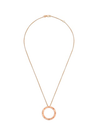 Main View - Click To Enlarge - ROBERTO COIN - Pois Moi' Ruby 18K Rose Gold Necklace
