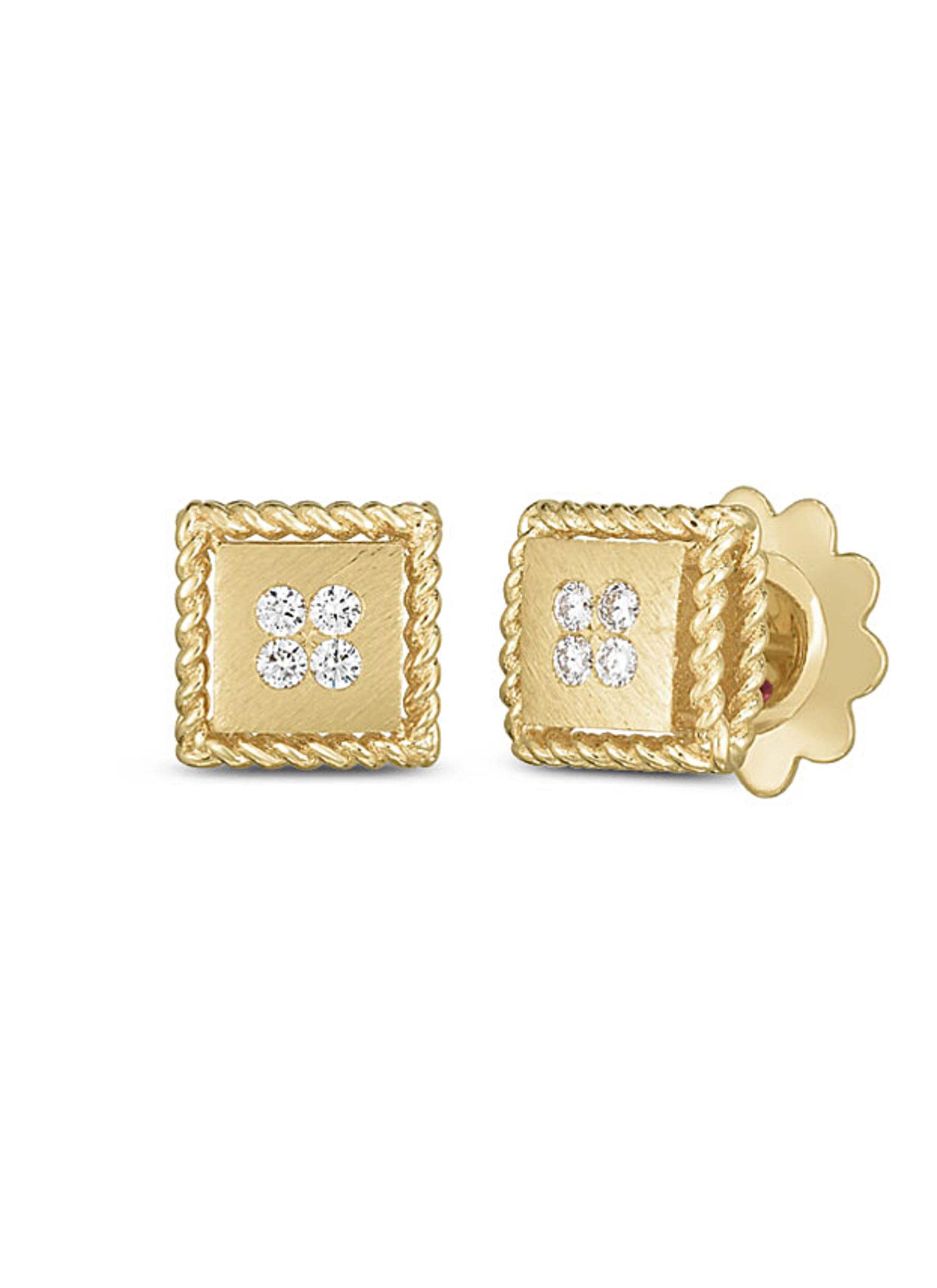 roberto coin gold earrings