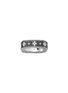 Main View - Click To Enlarge - ROBERTO COIN - Venetian Princess' Black And White Diamond Ruby 18K White Gold Ring