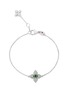 Main View - Click To Enlarge - ROBERTO COIN - Princess Flower' Diamond Ruby Tsavorite 18K White Gold Bracelet
