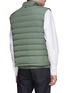 Back View - Click To Enlarge - THOM BROWNE - DOWN FILLED BAR TWILL SKI VEST