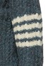 THOM BROWNE - Four-Bar Stripe Wool Cable Knit Donegal Sweater