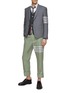 THOM BROWNE - FOUR-BAR FIT 1 CLASSIC BACKSTRAP DETAIL SUITING PANTS
