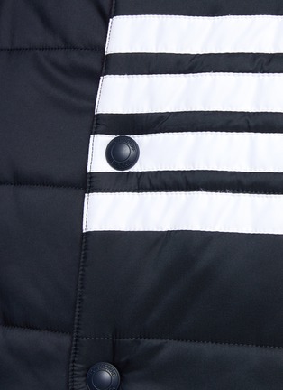  - THOM BROWNE - Reversible Four-Bar Stripe Wool Nylon Vest