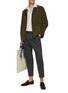 Figure View - Click To Enlarge - EQUIL - ‘LESTER’ DRAWSTRING STRETCH CASUAL GABARDINE PANTS