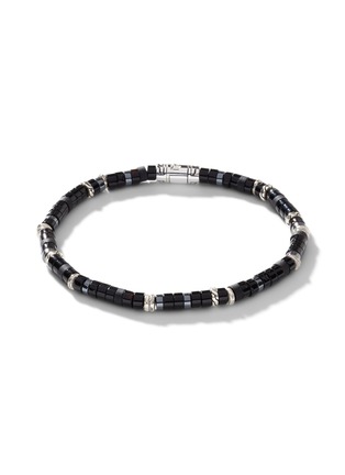 Main View - Click To Enlarge - JOHN HARDY - ‘CLASSIC CHAIN’ STERLING SILVER HEISHI ONYX HEMATITE BEAD BRACELET