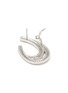 Detail View - Click To Enlarge - CZ BY KENNETH JAY LANE - BAGUETTE DOUBLE CURVE HOOP EARRINGS