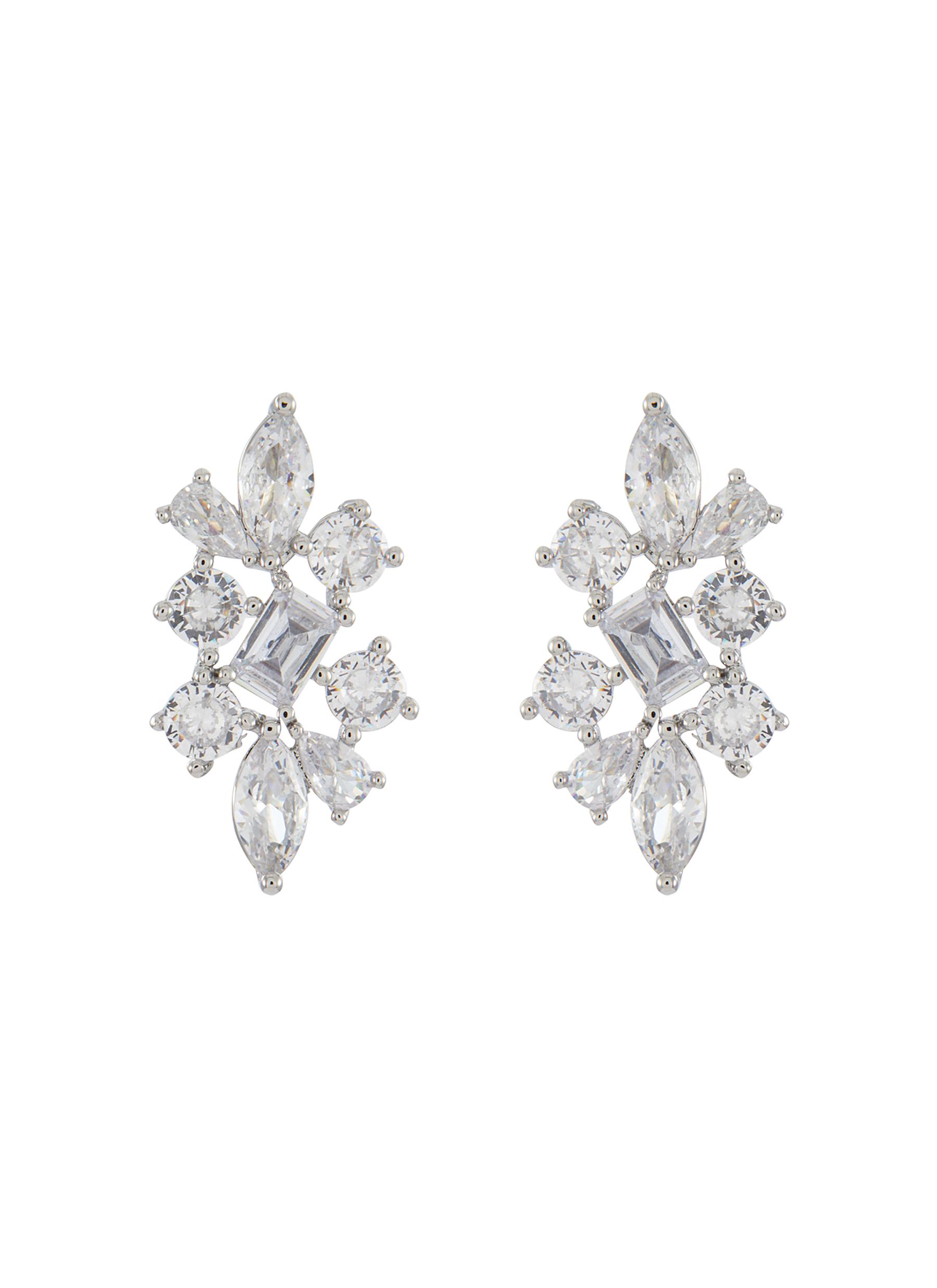 kenneth jay lane cubic zirconia earrings