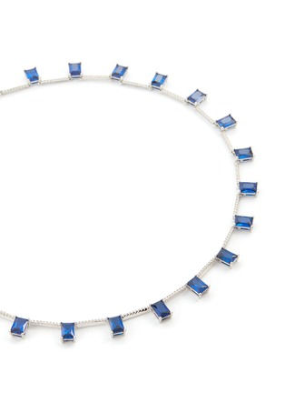 Detail View - Click To Enlarge - CZ BY KENNETH JAY LANE - ‘Glam’ Emerald Cut Cubic Zirconia Necklace
