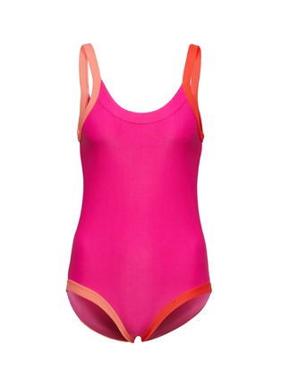 Main View - Click To Enlarge - BEACH RIOT - ‘LINDA' CONTRAST TRIM SWIMSUIT