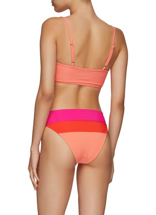Back View - Click To Enlarge - BEACH RIOT - COLOURBLOCKING ‘RIZA' SWIMSUIT TOP & ‘ALEXIS' SWIMSUIT BOTTOM