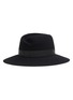 Main View - Click To Enlarge - MAISON MICHEL - ‘VIRGINIE’ ALL OVER RIBBON FELT FEDORA HAT