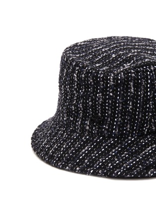 Detail View - Click To Enlarge - MAISON MICHEL - ‘JASON’ TWEED BUCKET HAT