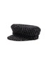 Main View - Click To Enlarge - MAISON MICHEL - ‘NEW ABBY’ STRIPY TWEED SAILOR CAP