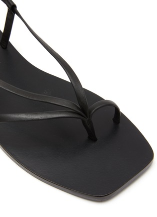 Detail View - Click To Enlarge - A.EMERY - ‘NOLAN’ MULTI STRAP TOE RING ANKLE WRAP FLAT SANDALS