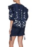 Back View - Click To Enlarge - INNIKA CHOO - FLOWER PRINT SMOCKING DETAIL TOP