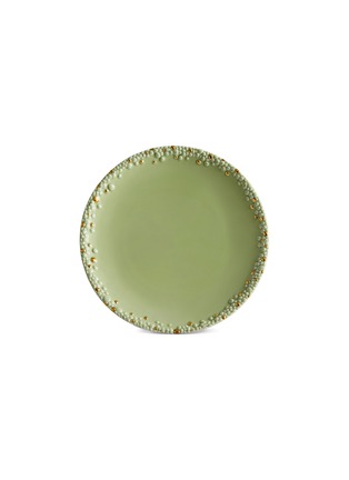 Main View - Click To Enlarge - L'OBJET - x Haas Brothers Mojave 24K Gold Porcelain Dinner Plate — Matcha