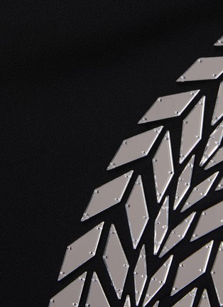  - DAVID KOMA - PLEXIGLASS TYRE TRACK BODYCON MINI DRESS