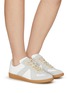 Figure View - Click To Enlarge - MAISON MARGIELA - ‘Replica’ Nappa Leather Sneakers