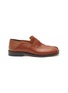 Main View - Click To Enlarge - MAISON MARGIELA - ‘Tabi’ Step-In Heel Calfskin Leather Loafers