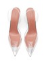 Detail View - Click To Enlarge - AMINA MUADDI - ‘Holli’ Transparent Slingback Heels
