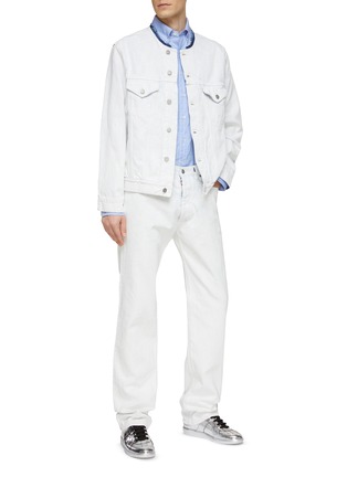 Figure View - Click To Enlarge - MAISON MARGIELA - Painted Regular Fit Straight Legged Jeans