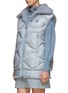 Detail View - Click To Enlarge - MONCLER - SLEEVELESS FLAP COLLAR VEST