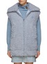Main View - Click To Enlarge - MONCLER - SLEEVELESS FLAP COLLAR VEST