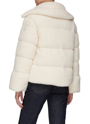 Back View - Click To Enlarge - MONCLER - LONG SLEEVE FLAP COLLAR JACKET