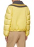 Back View - Click To Enlarge - MONCLER - LONG SLEEVE ZIP UP FLAP COLLAR PUFFER JACKET